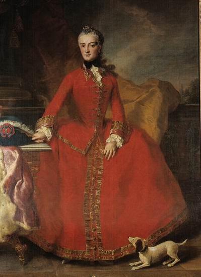 Georges desmarees Portrait of Maria Anna Sophia of Saxony